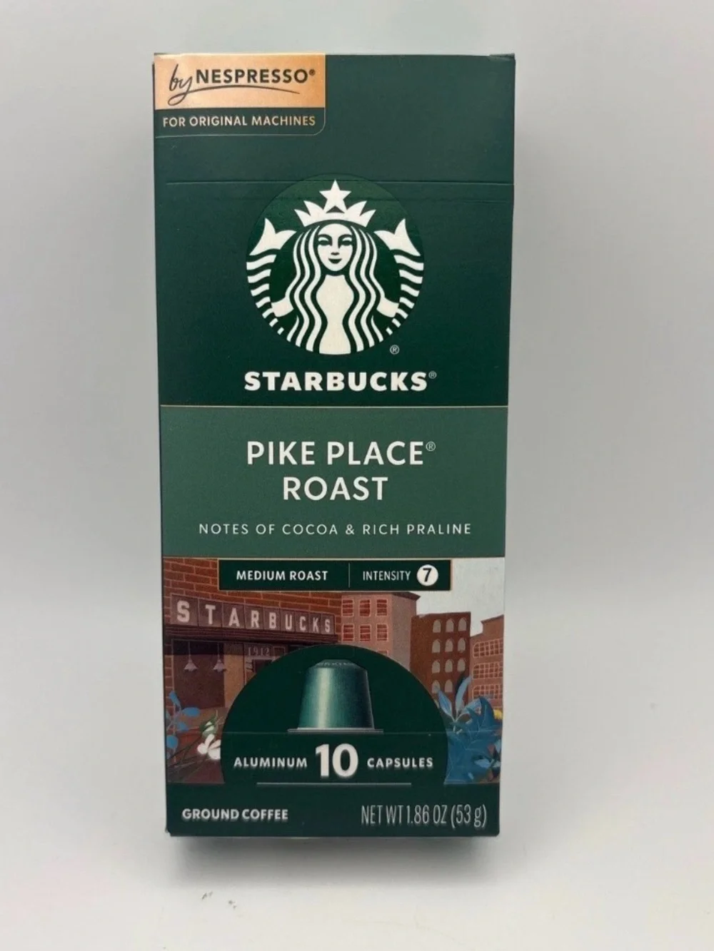 Starbucks by Nespresso Original Line Single-Origin pike place Medium Roast